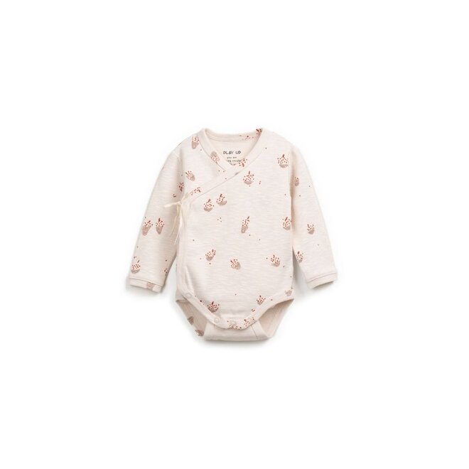 Printed Rib Flamé Romper Pencil Bolotas