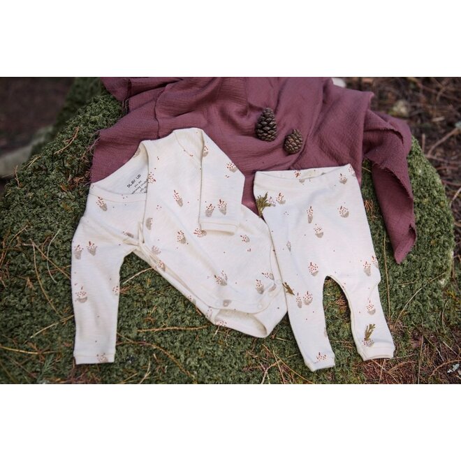 Play Up | PA00/0AR11202 Printed Rib Flamé Romper Pencil Bolotas