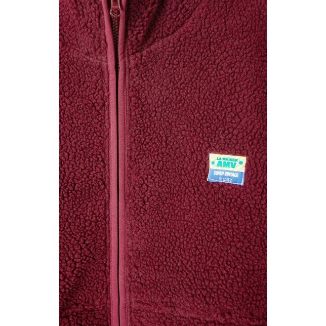 American Vintage | Hoktown Vest Bordeaux Chine