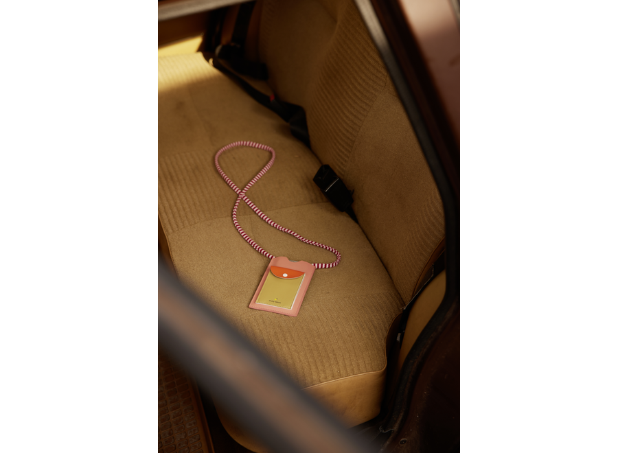 Sticky Lemon | Phone Pouch Wonders Coral Pink + Reed Green