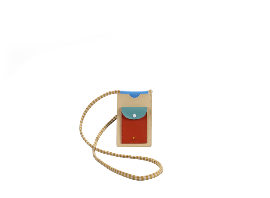 Phone Pouch Wonders Sandy Yellow + Shipwreck Rust