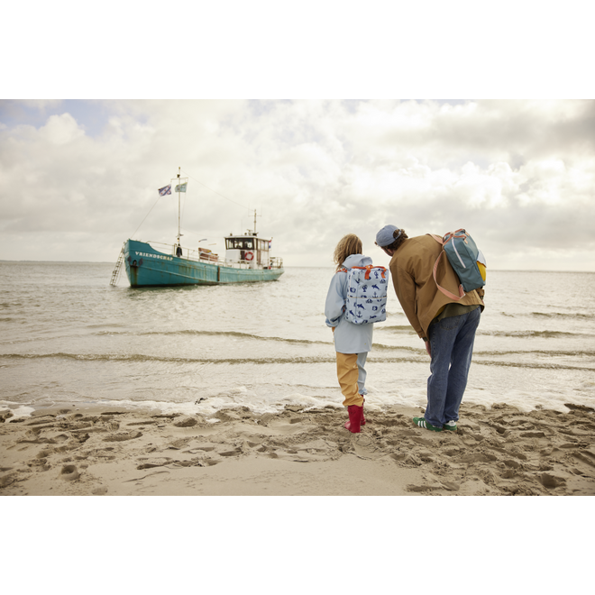 Sticky Lemon | Backpack Large Wonders Envelope Zissou Blue + Shipwreck Rust