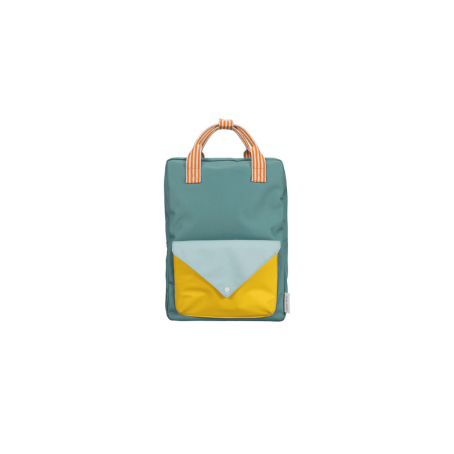 Sticky Lemon | Backpack Large Wonders Envelope Zissou Blue + Shipwreck Rust