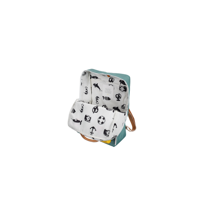 Sticky Lemon | Backpack Large Wonders Envelope Zissou Blue + Shipwreck Rust