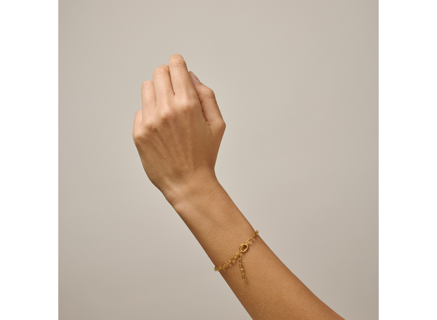 Enamel Copenhagen | Medium Charm Gouden Armband