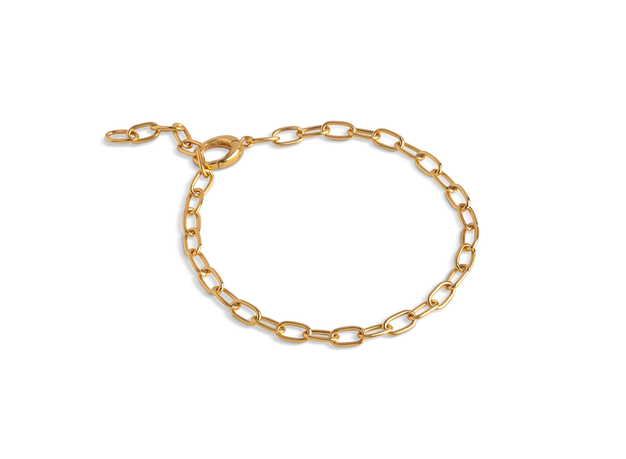 Enamel Copenhagen | Medium Charm Gouden Armband
