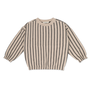 Phil&Phae | Sweater Slub Stripes Graphite Stripes