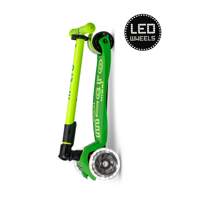 Micro Step | Maxi Micro step inklapbaar LED Geel Groen Neon