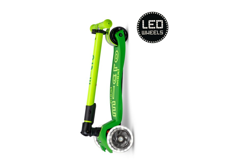 Maxi Micro step inklapbaar LED Geel Groen Neon