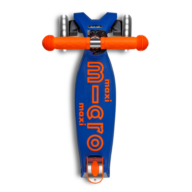 Micro Step | Maxi Micro step inklapbaar LED Blauw Oranje Neon