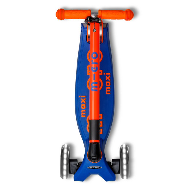 Micro Step | Maxi Micro step inklapbaar LED Blauw Oranje Neon