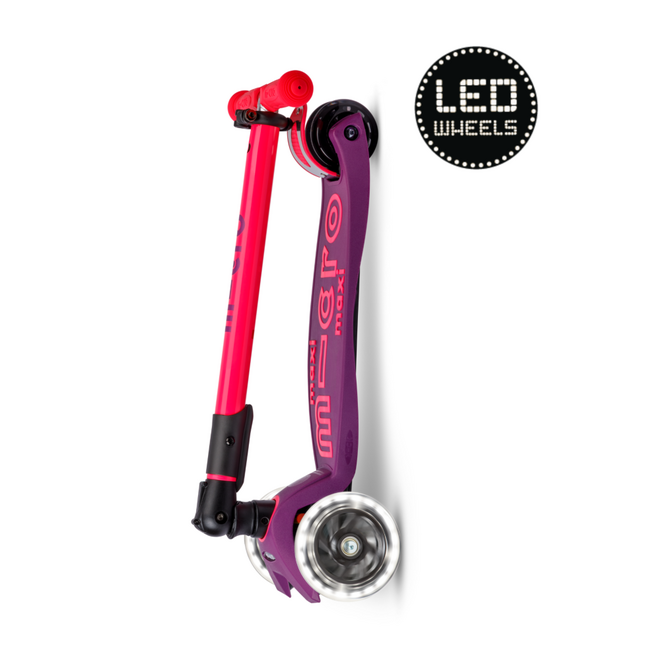 Micro Step | Maxi Micro step inklapbaar LED Paars Roze Neon