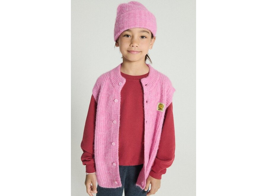 American Vintage | East Kids Gilet Rose Bubble Melange