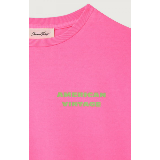 American Vintage | Fizvalley Kids T-Shirt Rose Fluo