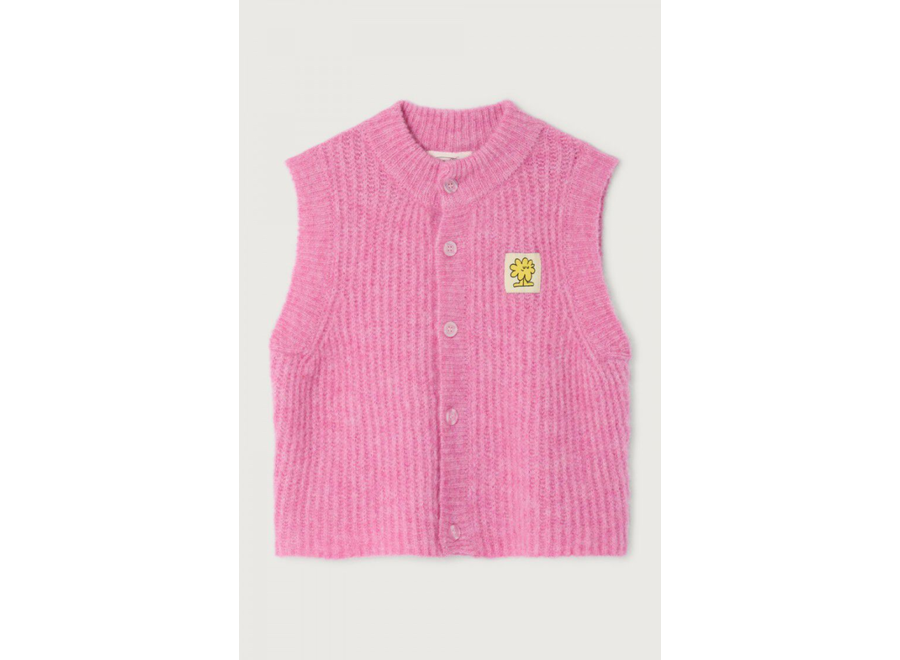 American Vintage | East Kids Gilet Rose Bubble Melange