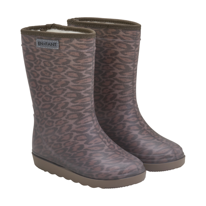En Fant | Thermo Laarzen Print Pine Bark