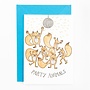 Studio Flash | Letterpress Card ‘Party Animals’
