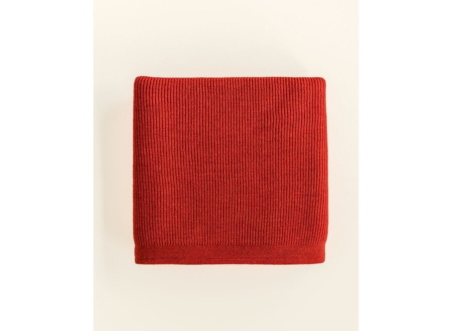 Hvid | Blanket Felix Red