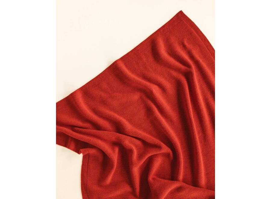 Hvid | Blanket Felix Red