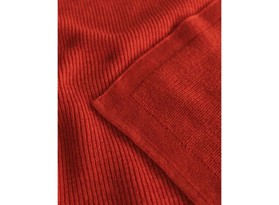 Hvid | Blanket Felix Red