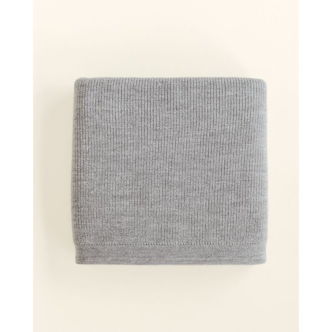 Hvid | Blanket Felix Grey Melange