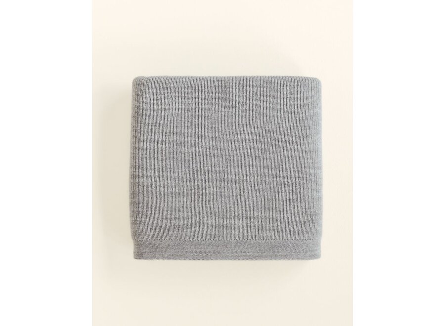 Hvid | Blanket Felix Grey Melange