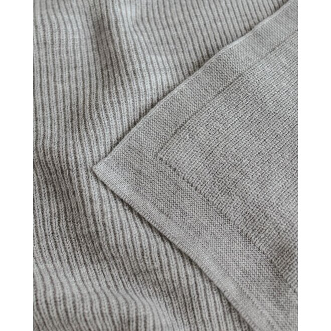 Hvid | Blanket Felix Grey Melange