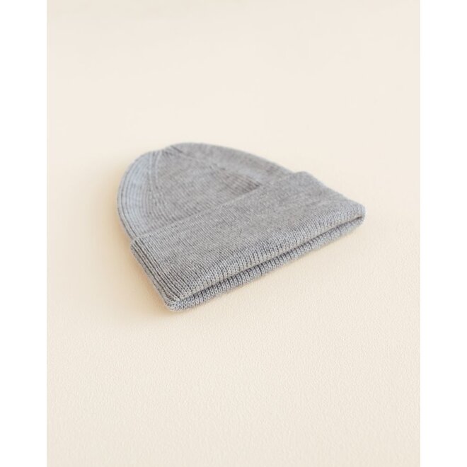 Hvid | Beanie Fonzie Grey Melange Newborn