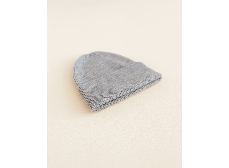 Hvid | Beanie Fonzie Grey Melange Newborn