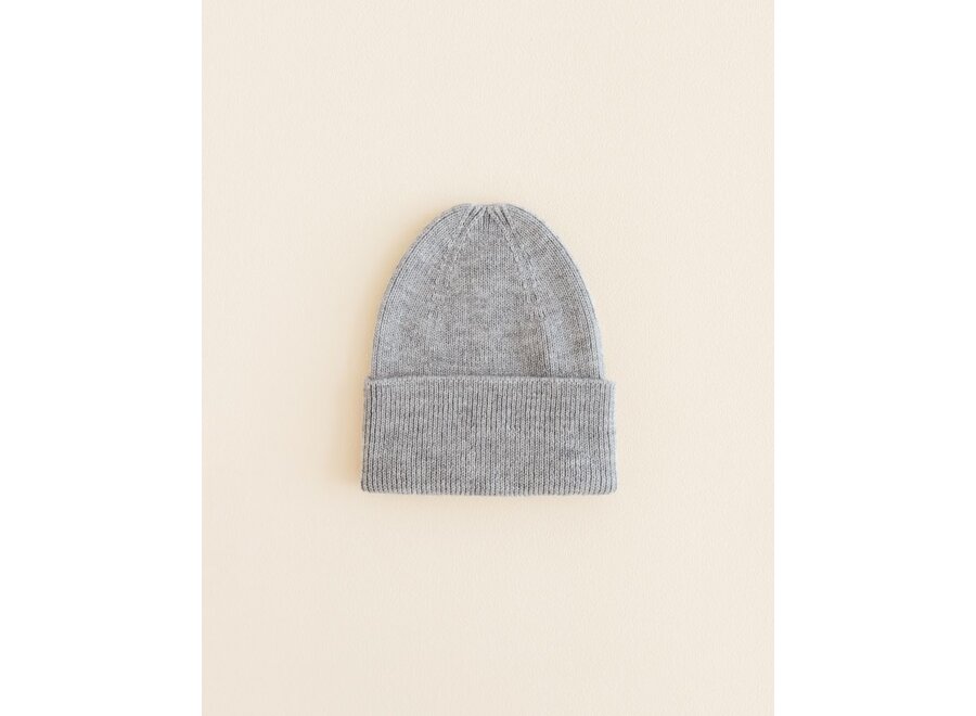 Hvid | Beanie Fonzie Grey Melange Newborn