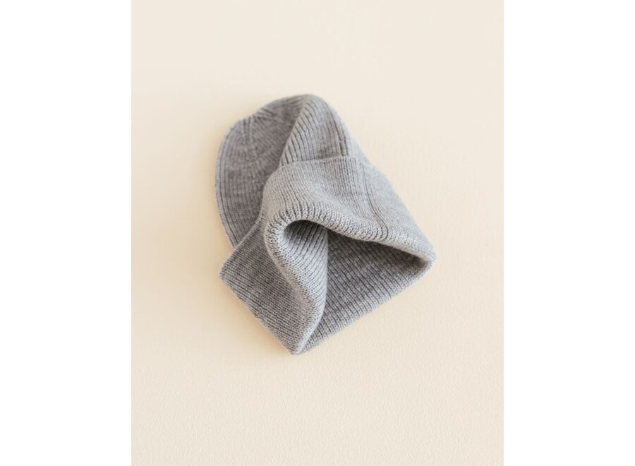 Hvid | Beanie Fonzie Grey Melange Newborn