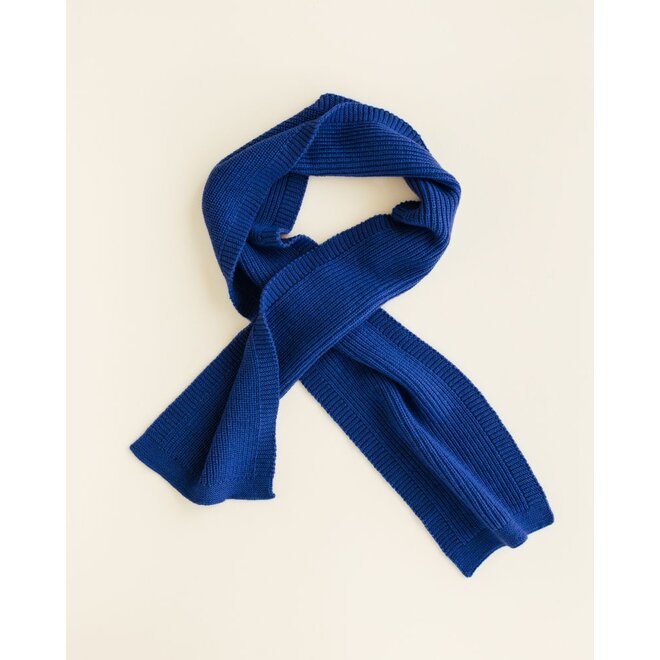 Hvid | Sjaal Gustave Cobalt Blue