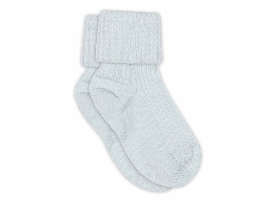 Wool Rib Baby Socks Sky Way