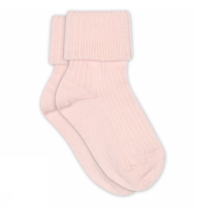 MP Denmark | Wool Rib Baby Socks Light Pink