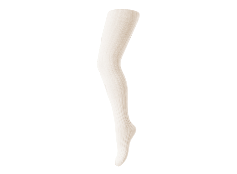 MP Denmark | Wool Rib Tights Snow White