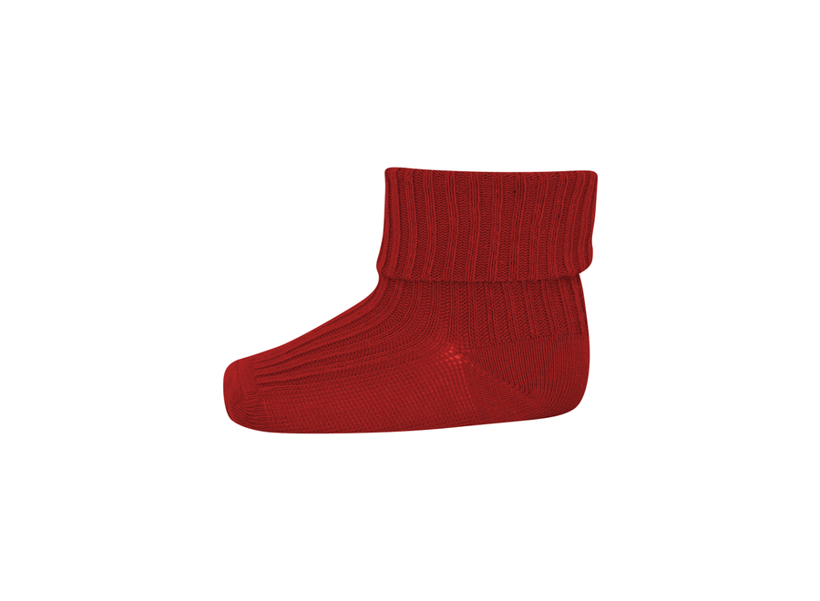 MP Denmark | Wool Rib Baby Socks Tomato