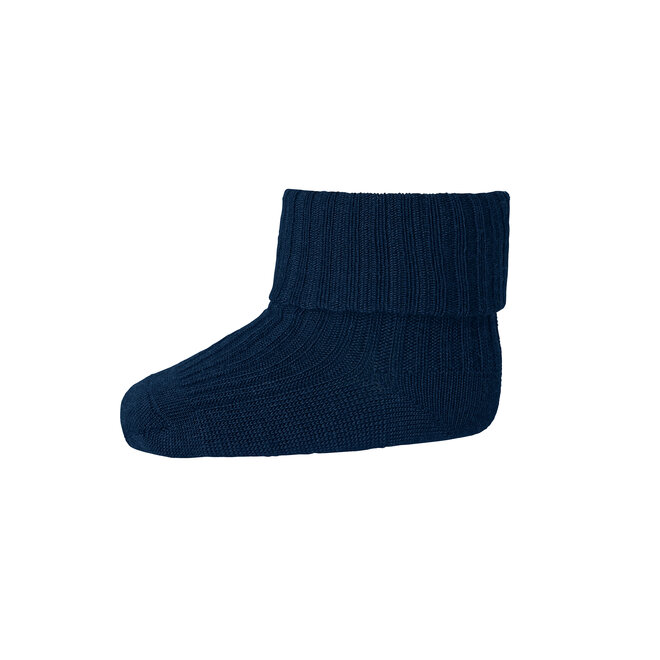 MP Denmark | Wool rib baby socks Navy