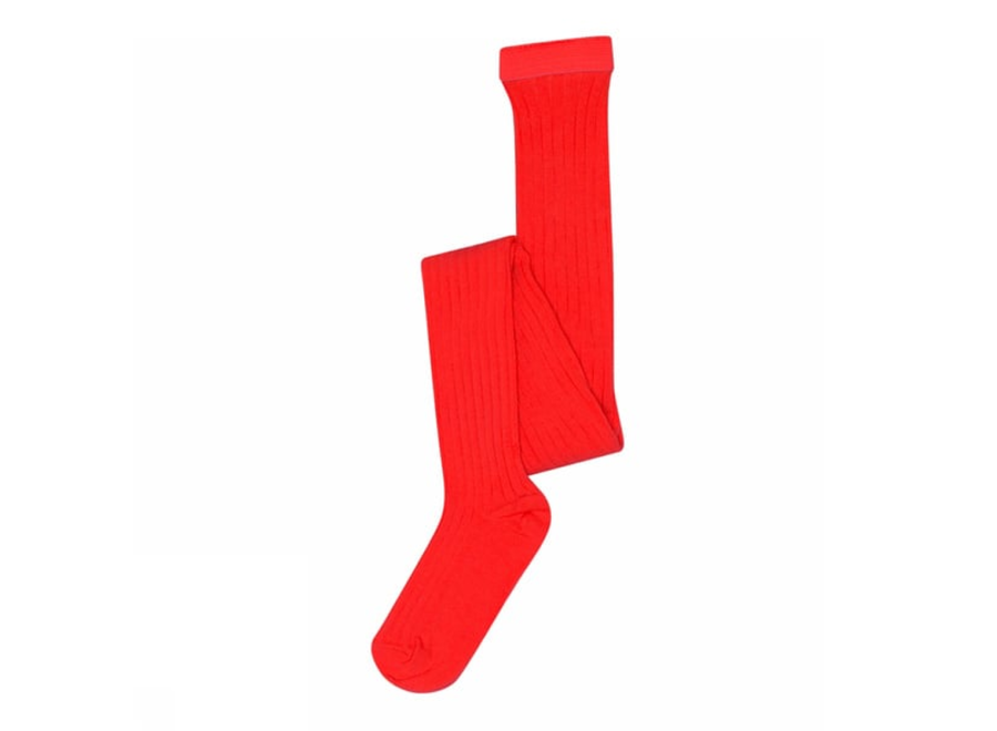 MP Denmark | Katoen Rib Tights Tomato