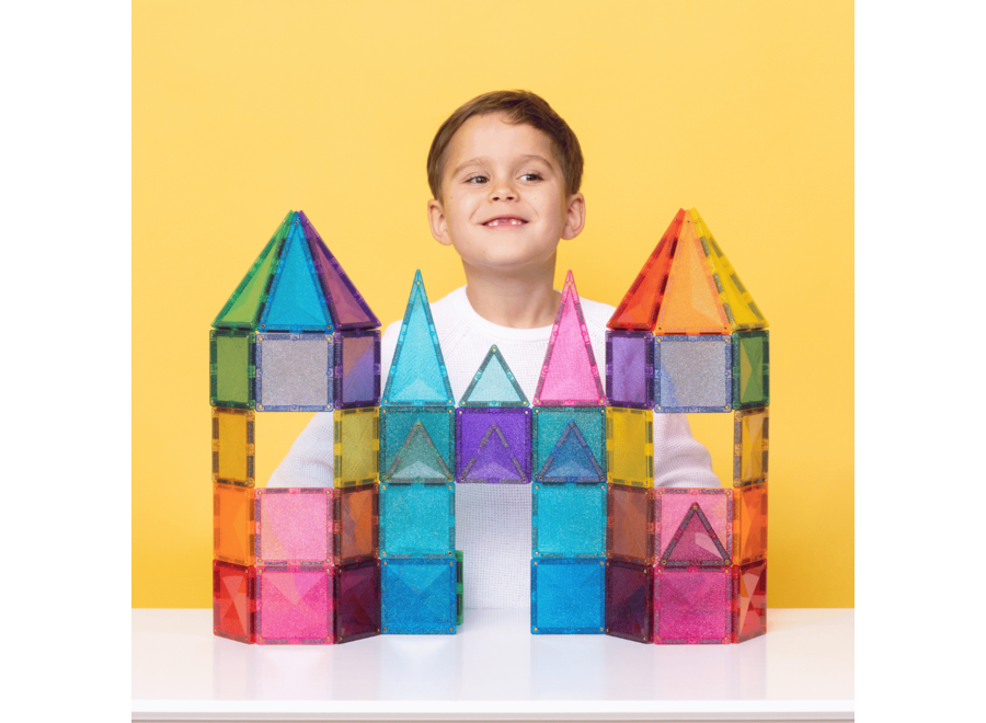 Connetix | Glitter Castle pack (48 pieces)