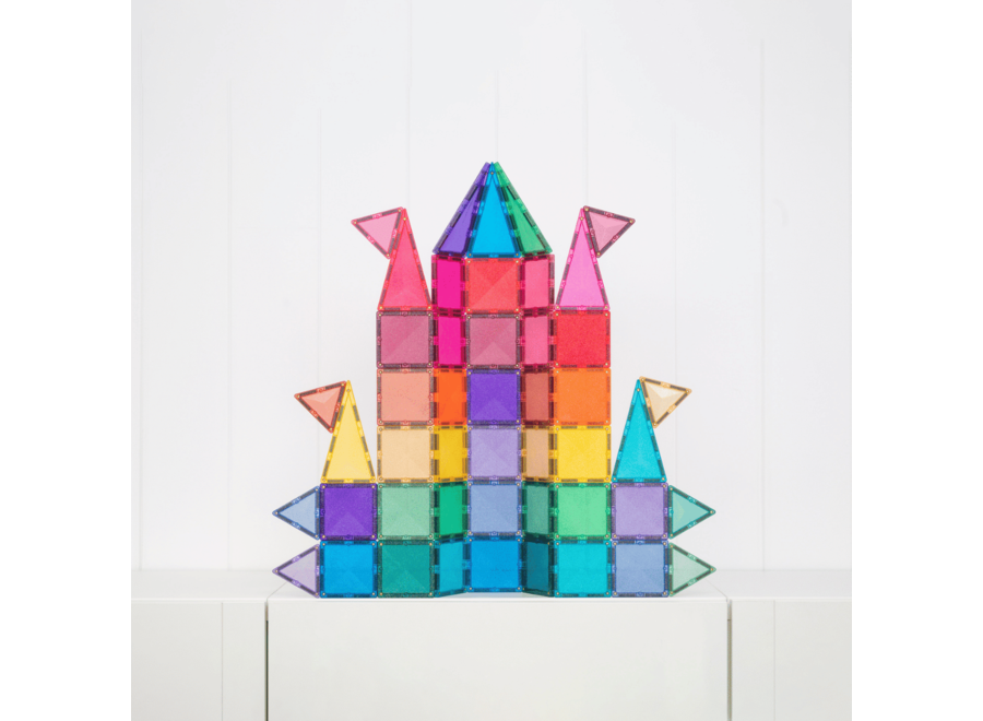 Connetix | Glitter Castle pack (48 pieces)