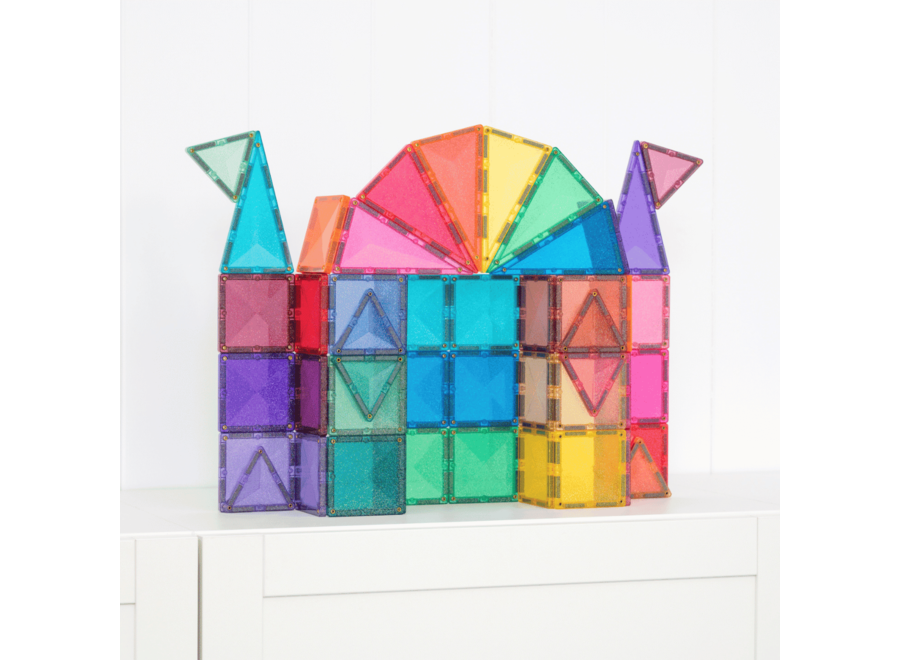 Connetix | Glitter Castle pack (48 pieces)