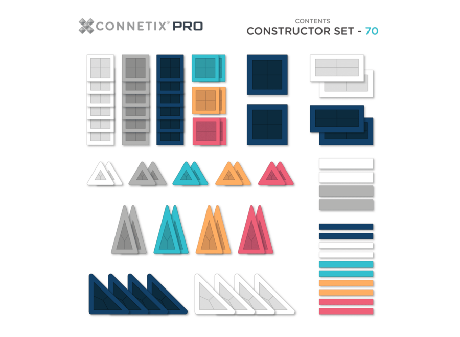 Connetix | PRO Constructor set (70 pieces)