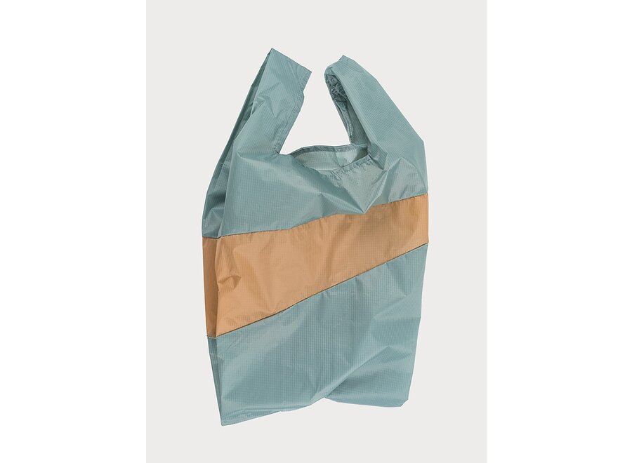 The New Shopping Bag Grey & Camel Large