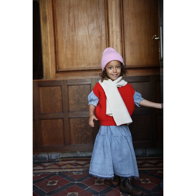 Hvid | Beanie Fonzie Cotton Candy