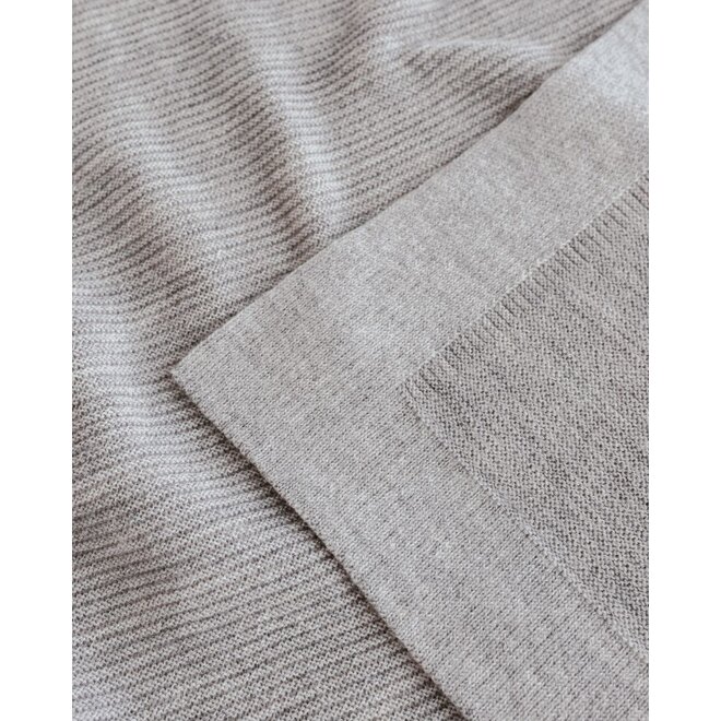 Hvid | Blanket Gust Grey Melange