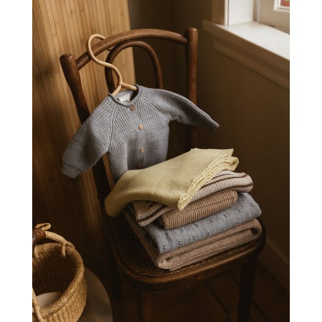 Hvid | Inga Cardigan Grey Melange