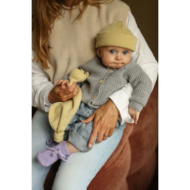 Hvid | Inga Cardigan Grey Melange