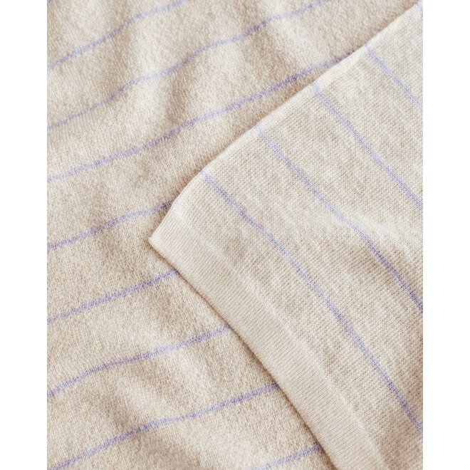 Hvid | Blanket Harry Cream/Lilac
