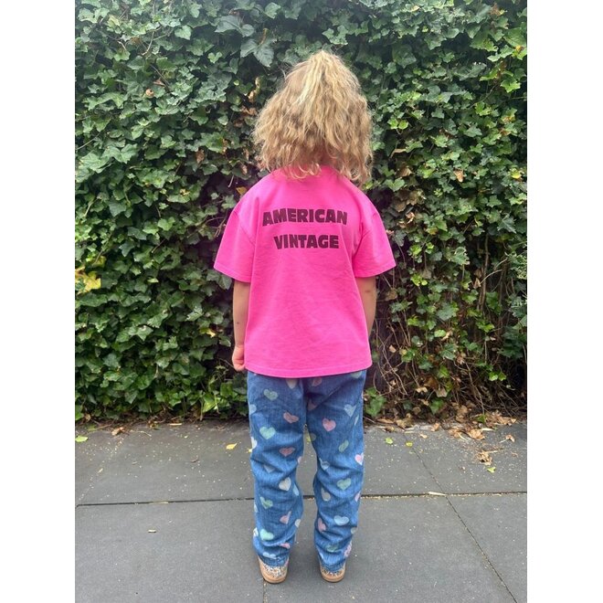 American Vintage | Fizvalley Kids T-shirt Fluo Pink