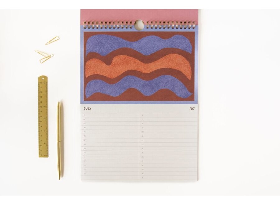 A-Journal | Birthday Calender Arty